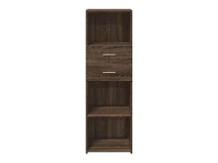 Aparador cómoda cómoda armario mueble organizador cocina salón salón alto 40 x 42,5 x 124 cm madera contrachapada marrón 02_0033715