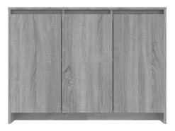Aparador cómoda cómoda armario mueble organizador cocina salón salón Sonoma 102 x 33 x 75 cm madera contrachapada gris 02_0036268
