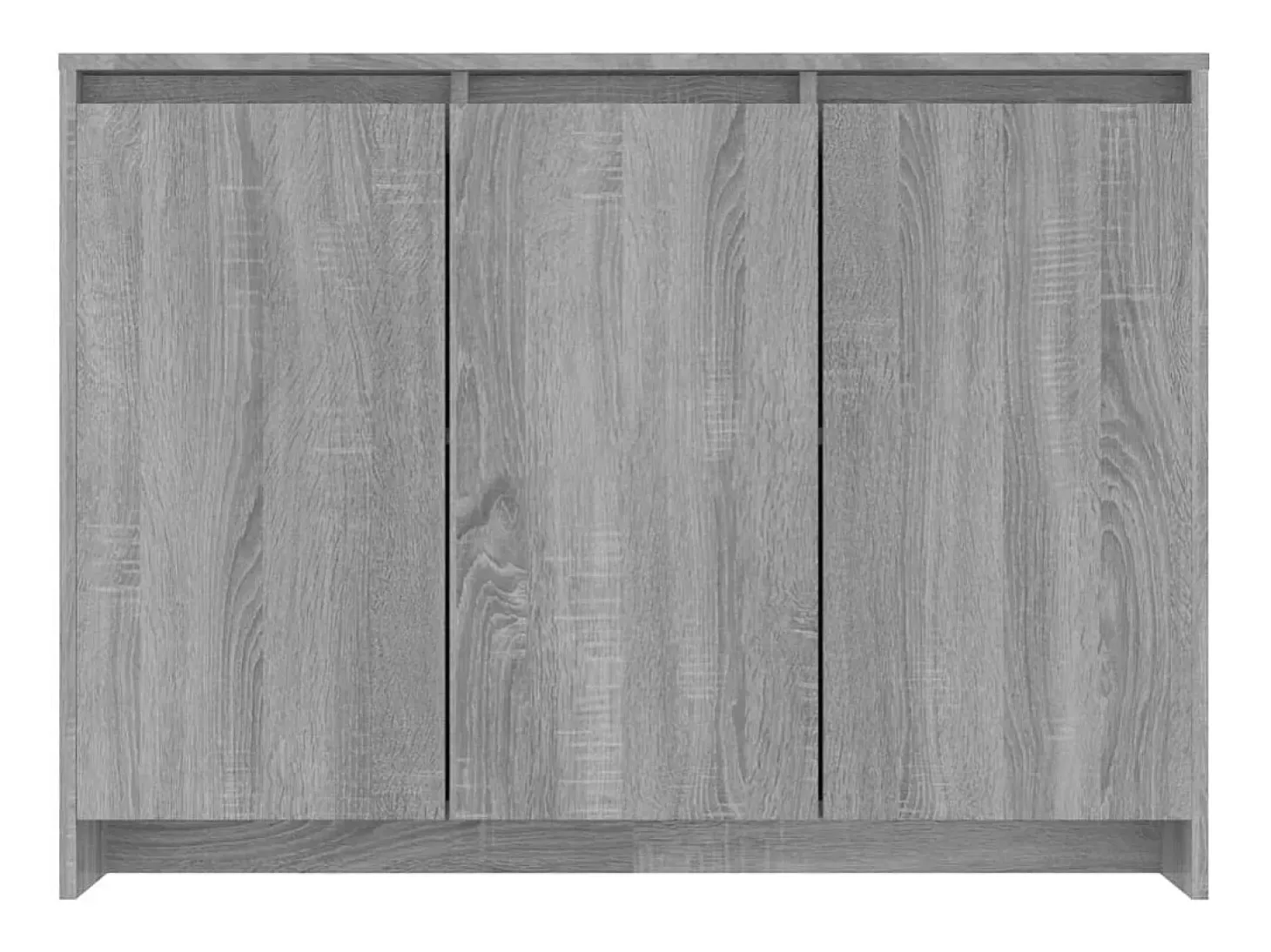 Aparador cómoda cómoda armario mueble organizador cocina salón salón Sonoma 102 x 33 x 75 cm madera contrachapada gris 02_0036268
