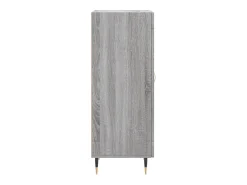 Aparador cómoda cómoda armario mueble organizador cocina salón salón Sonoma 34,5 x 34 x 90 cm madera contrachapada gris 02_0036335