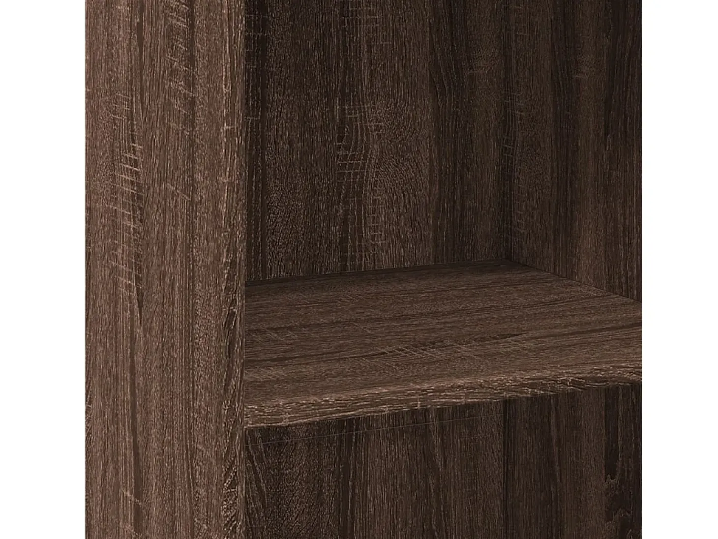 Aparador cómoda cómoda armario mueble organizador cocina salón salón alto 45 x 41 x 124 cm madera contrachapada marrón 02_0033718