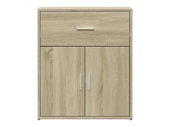 Aparador cómoda cómoda armario unidad de almacenamiento organizador cocina salón salón Sonoma 60 x 31 x 70 cm madera contrachapada marrón 02_0031592