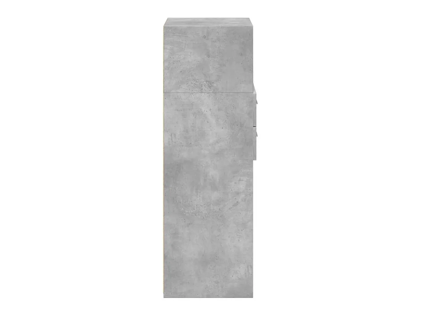 Aparador cómoda cómoda armario mueble organizador cocina salón salón alto 40 x 42,5 x 124 cm madera contrachapada gris 02_0034438