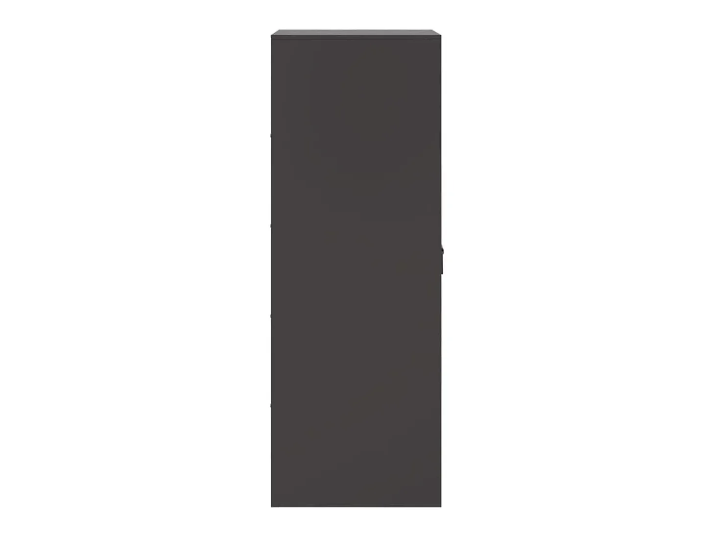 Aparador cómoda cómoda armario mueble organizador cocina salón salón 34,5 x 39 x 107 cm acero negro 02_0035915