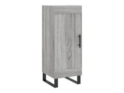Aparador cómoda cómoda armario mueble organizador cocina salón salón alto Sonoma 34,5 x 34 x 180 cm madera contrachapada gris 02_0035351