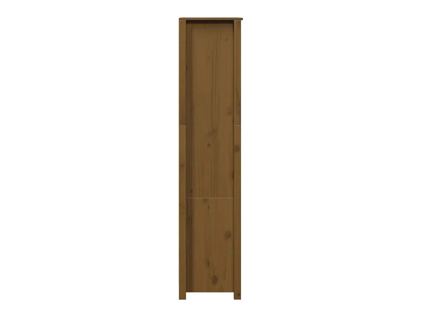 Aparador cómoda cómoda armario mueble organizador cocina salón salón alto 80 x 35 x 154 cm madera maciza de pino marrón 02_0034759