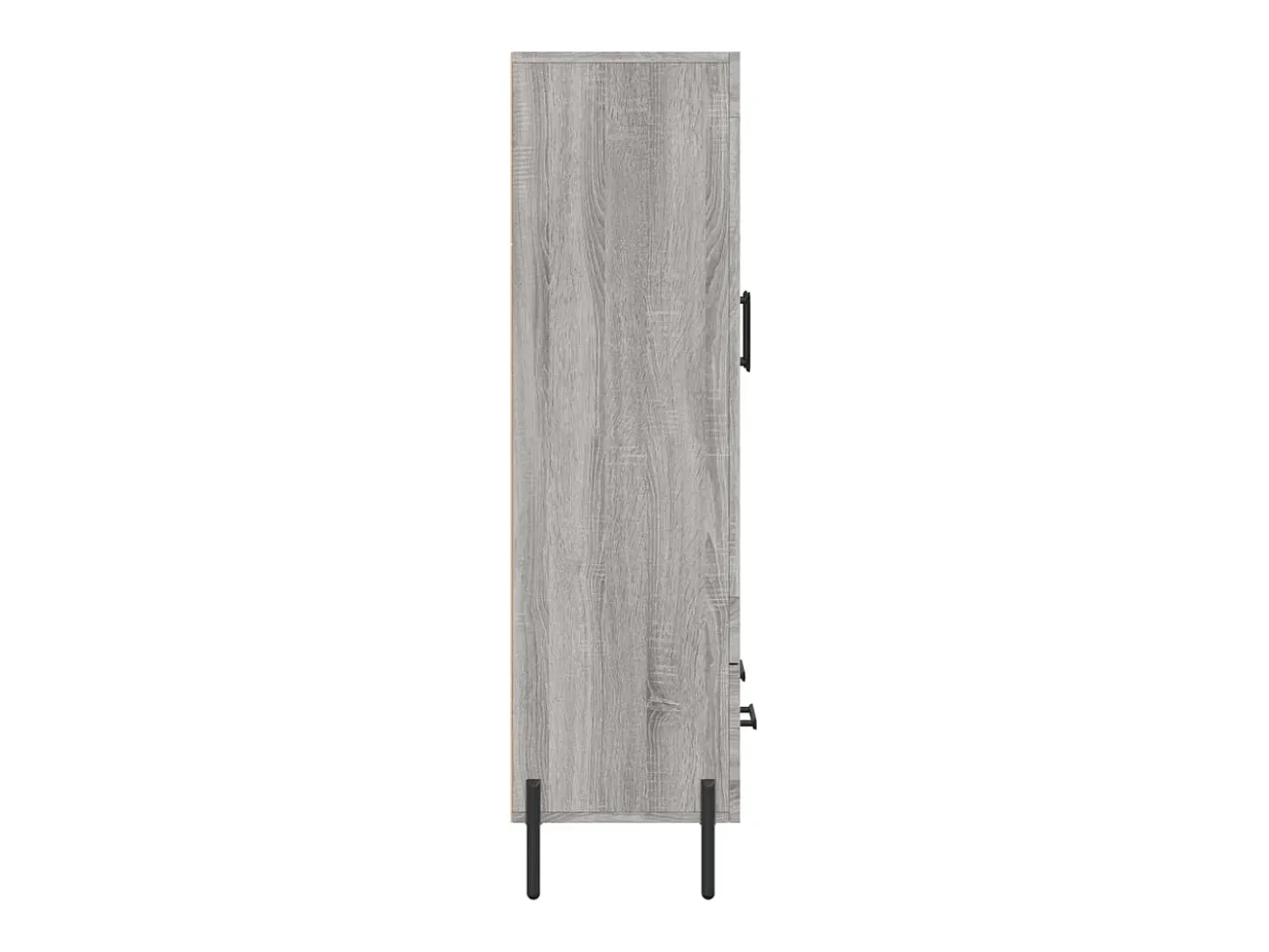 Aparador cómoda cómoda armario mueble organizador cocina salón salón alto Sonoma 69,5 x 31 x 115 cm madera contrachapada gris 02_0035391