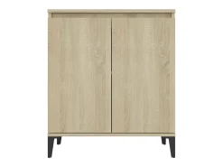 Aparador cómoda cómoda armario mueble organizador cocina salón salón Sonoma 60 x 35 x 70 cm madera contrachapada marrón 02_0031607