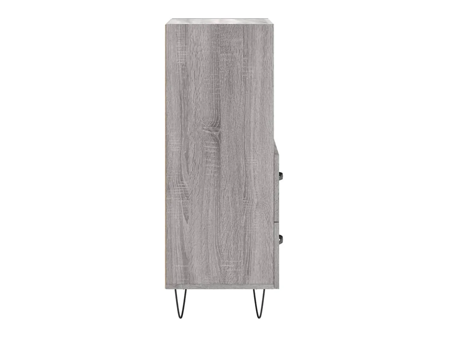Aparador cómoda cómoda armario mueble organizador cocina salón salón Sonoma 34,5 x 34 x 90 cm madera contrachapada gris 02_0036308