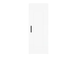 Aparador cómoda cómoda armario mueble organizador cocina salón salón alto 34,5 x 34 x 180 cm madera contrachapada blanco 02_0032265