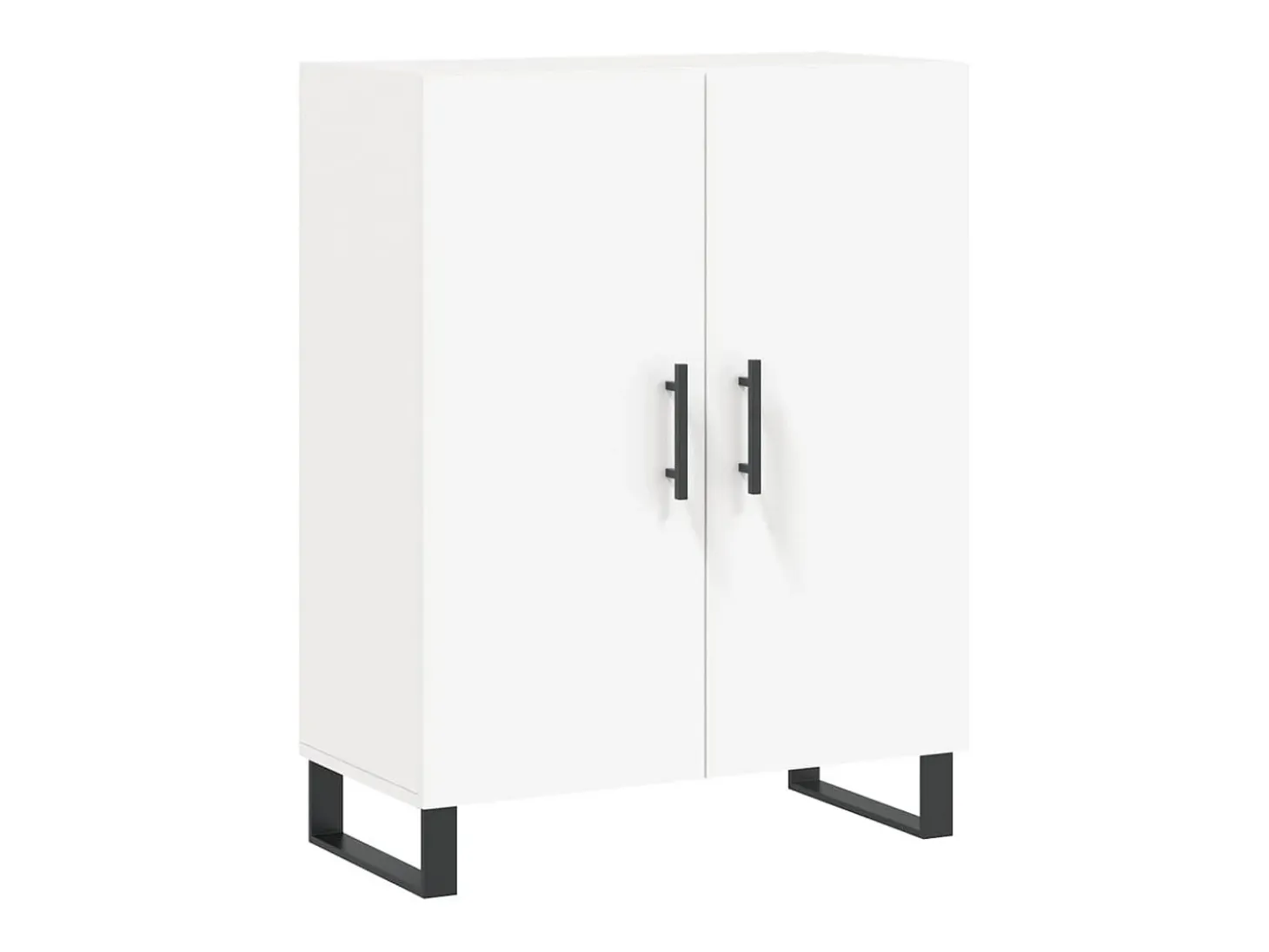 Aparador cómoda cómoda armario mueble organizador cocina salón salón alto 69,5 x 34 x 180 cm madera contrachapada blanco 02_0032681