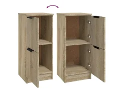 Aparador cómoda cómoda armario mueble organizador cocina salón salón Sonoma 30 x 30 x 70 cm madera contrachapada marrón 02_0031499