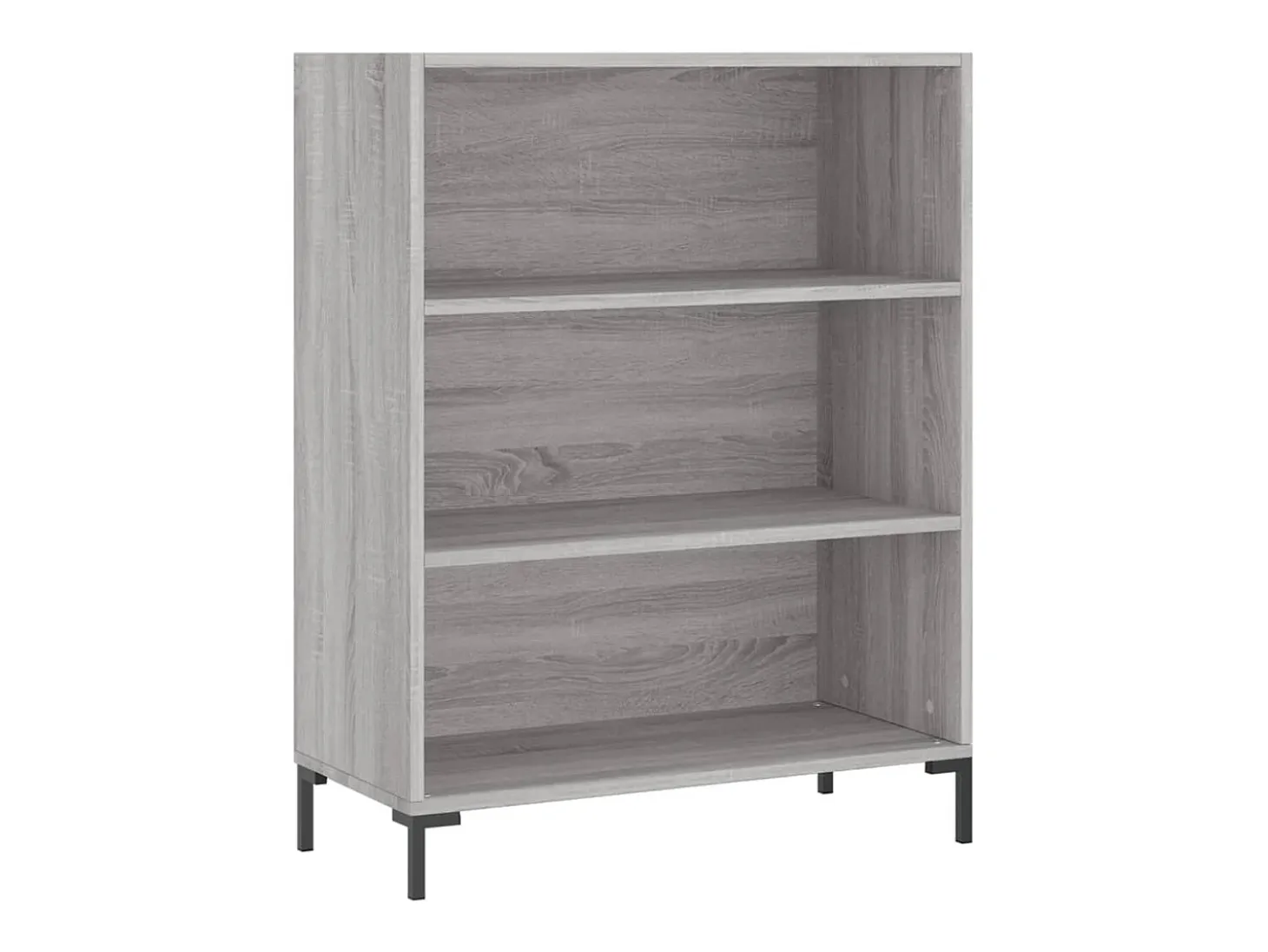 Aparador cómoda cómoda armario mueble organizador cocina salón salón Sonoma 69,5 x 32,5 x 180 cm madera contrachapada gris 02_0036424