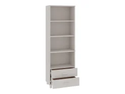 Aparador cómoda cómoda armario mueble organizador cocina salón salón 60 x 35 x 180 cm madera maciza de pino blanco 02_0032129