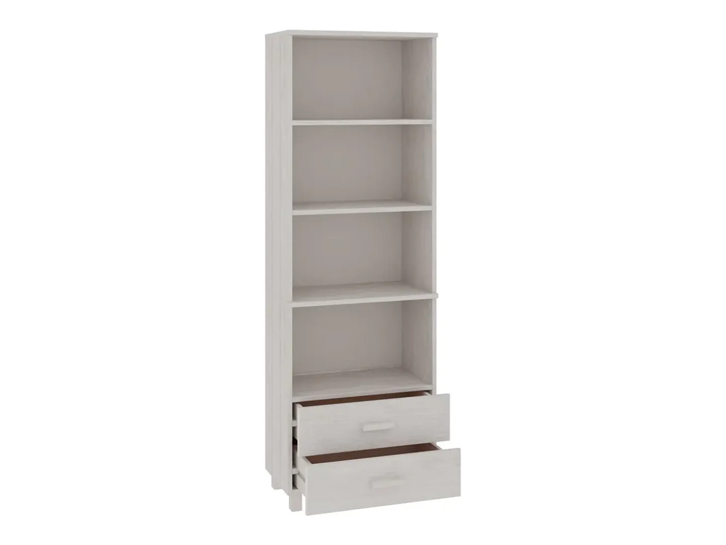 Aparador cómoda cómoda armario mueble organizador cocina salón salón 60 x 35 x 180 cm madera maciza de pino blanco 02_0032129