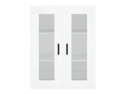 Aparador cómoda cómoda armario mueble organizador cocina salón salón alto 69,5 x 34 x 180 cm madera contrachapada blanco 02_0032639