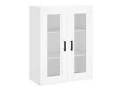 Aparador cómoda cómoda armario mueble organizador cocina salón salón alto 69,5 x 34 x 180 cm madera contrachapada blanco 02_0032639