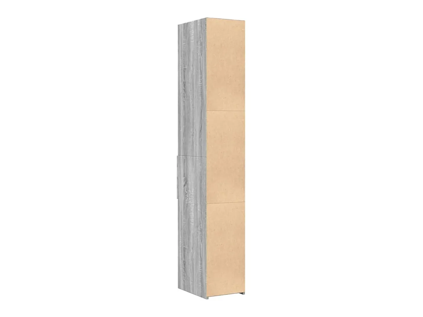 Aparador cómoda cómoda armario mueble organizador cocina salón salón alto Sonoma 30 x 42,5 x 185 cm madera contrachapada gris 02_0035171