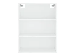 Aparador cómoda cómoda armario mueble organizador cocina salón salón alto 69,5 x 34 x 180 cm madera contrachapada blanco 02_0032555