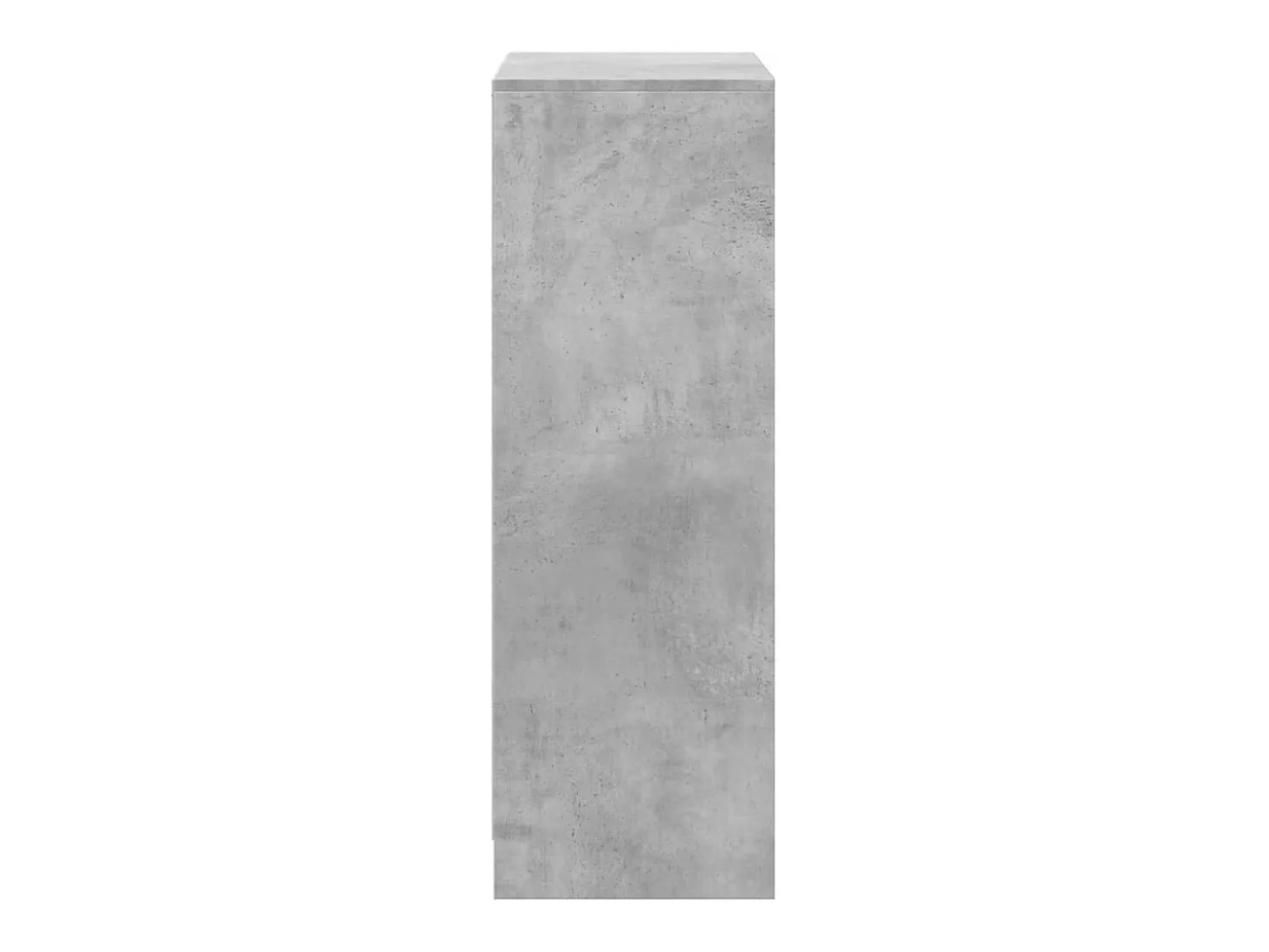 Aparador Cómoda Cómoda Armario Organizador Cocina Salón Salón con LED 72 x 34 x 100 cm Madera contrachapada Gris 02_0029805