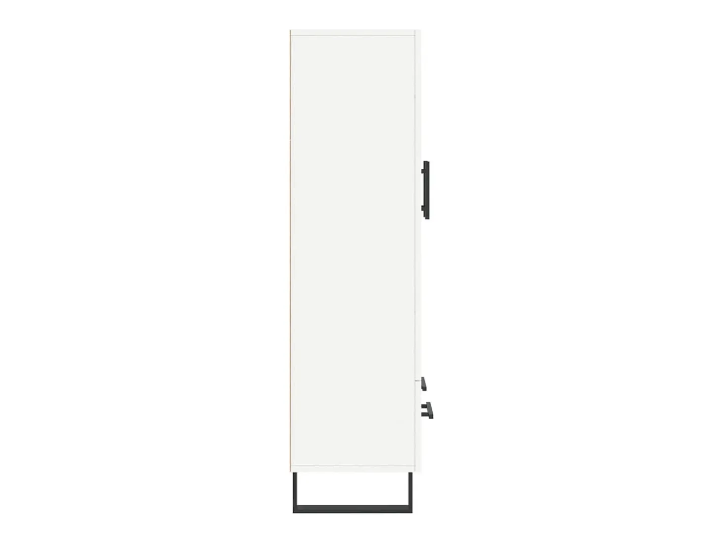 Aparador cómoda cómoda armario mueble organizador cocina salón salón alto 69,5 x 31 x 115 cm madera contrachapada blanco 02_0032502