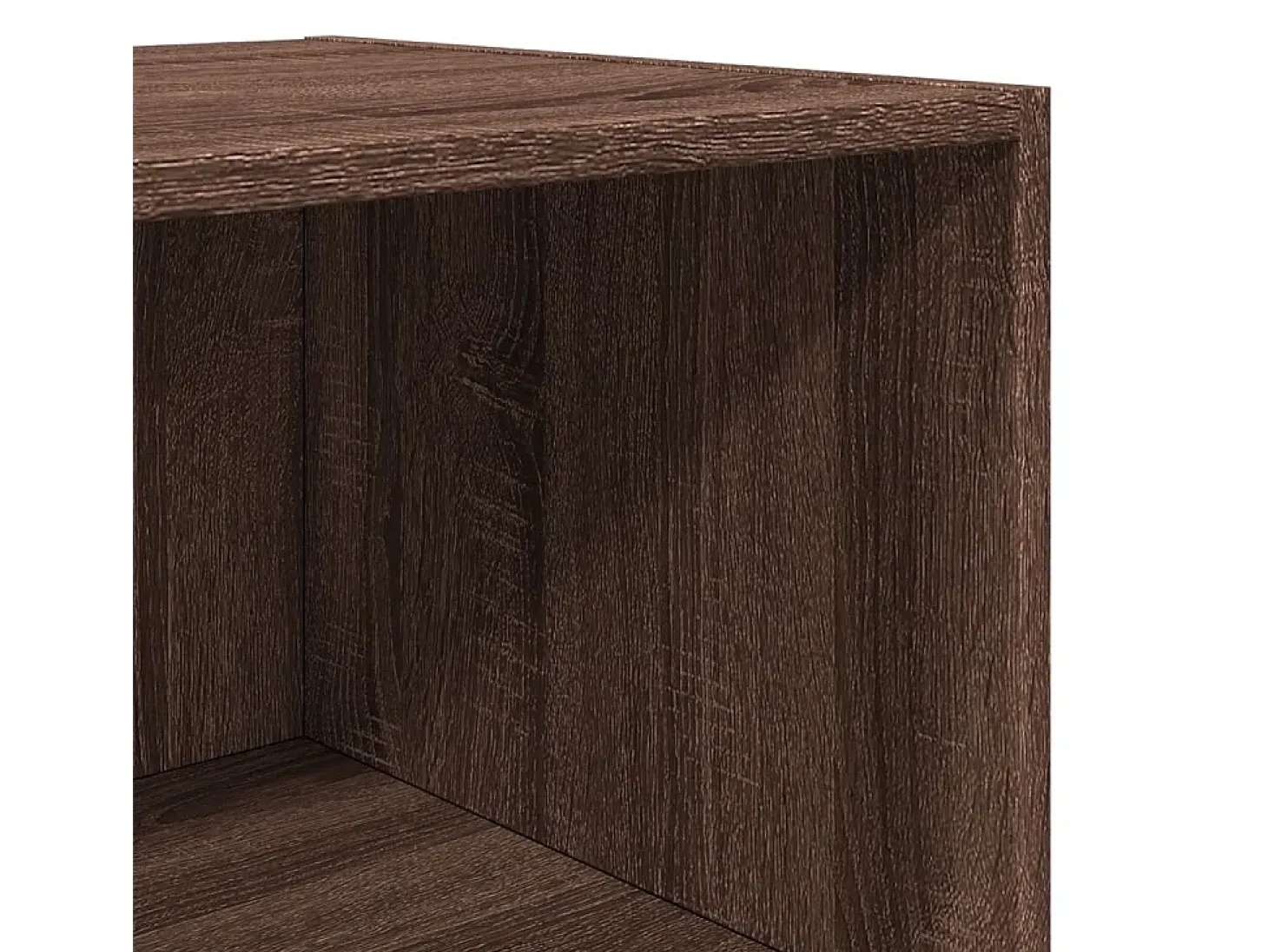 Aparador cómoda cómoda armario mueble organizador cocina salón salón alto 45 x 41 x 185 cm madera contrachapada marrón 02_0033719