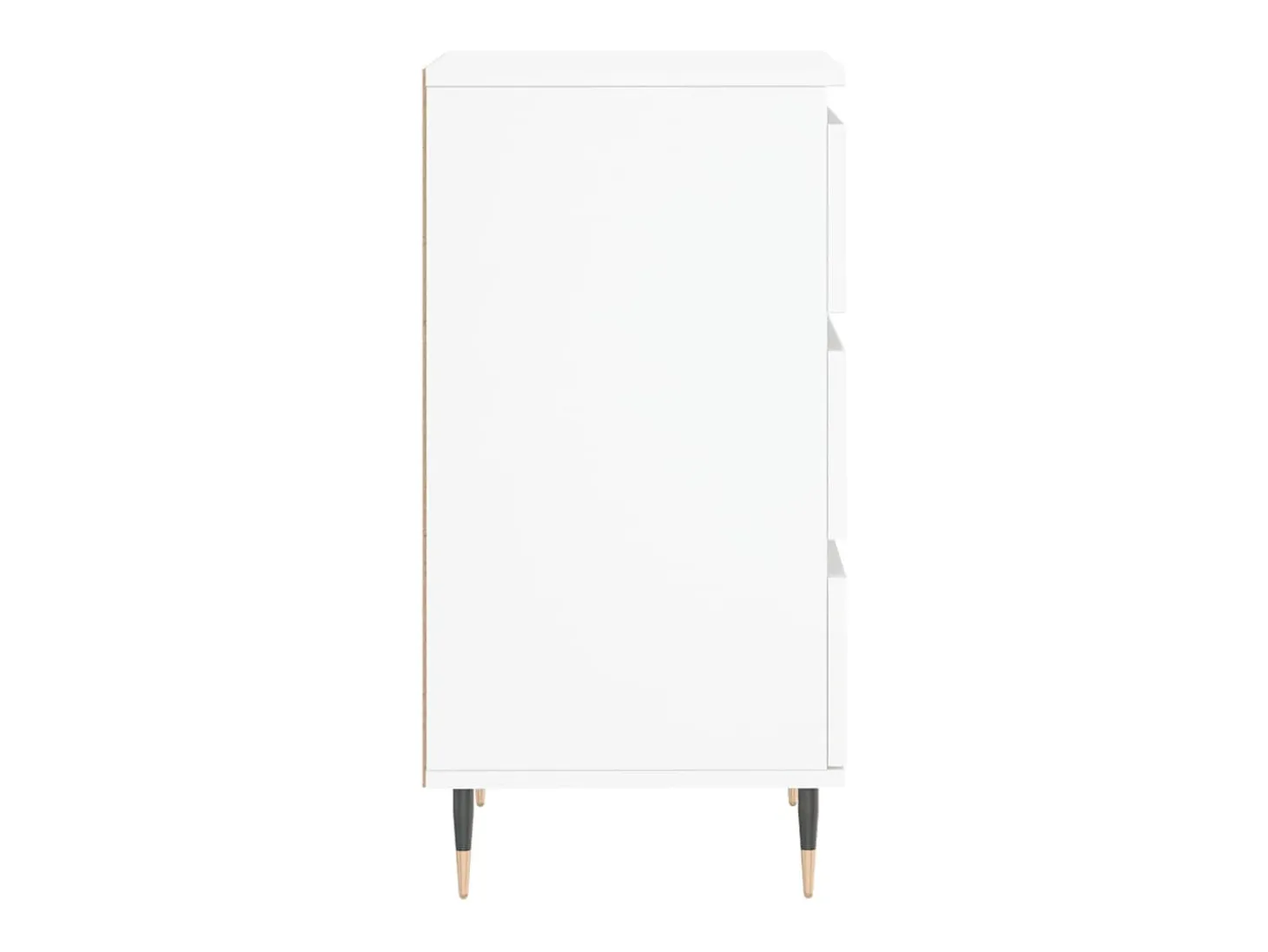Aparador cómoda cómoda armario mueble organizador cocina salón salón 40 x 35 x 70 cm madera contrachapada blanca 02_0030299