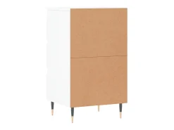 Aparador cómoda cómoda armario mueble organizador cocina salón salón 40 x 35 x 70 cm madera contrachapada blanca 02_0030299