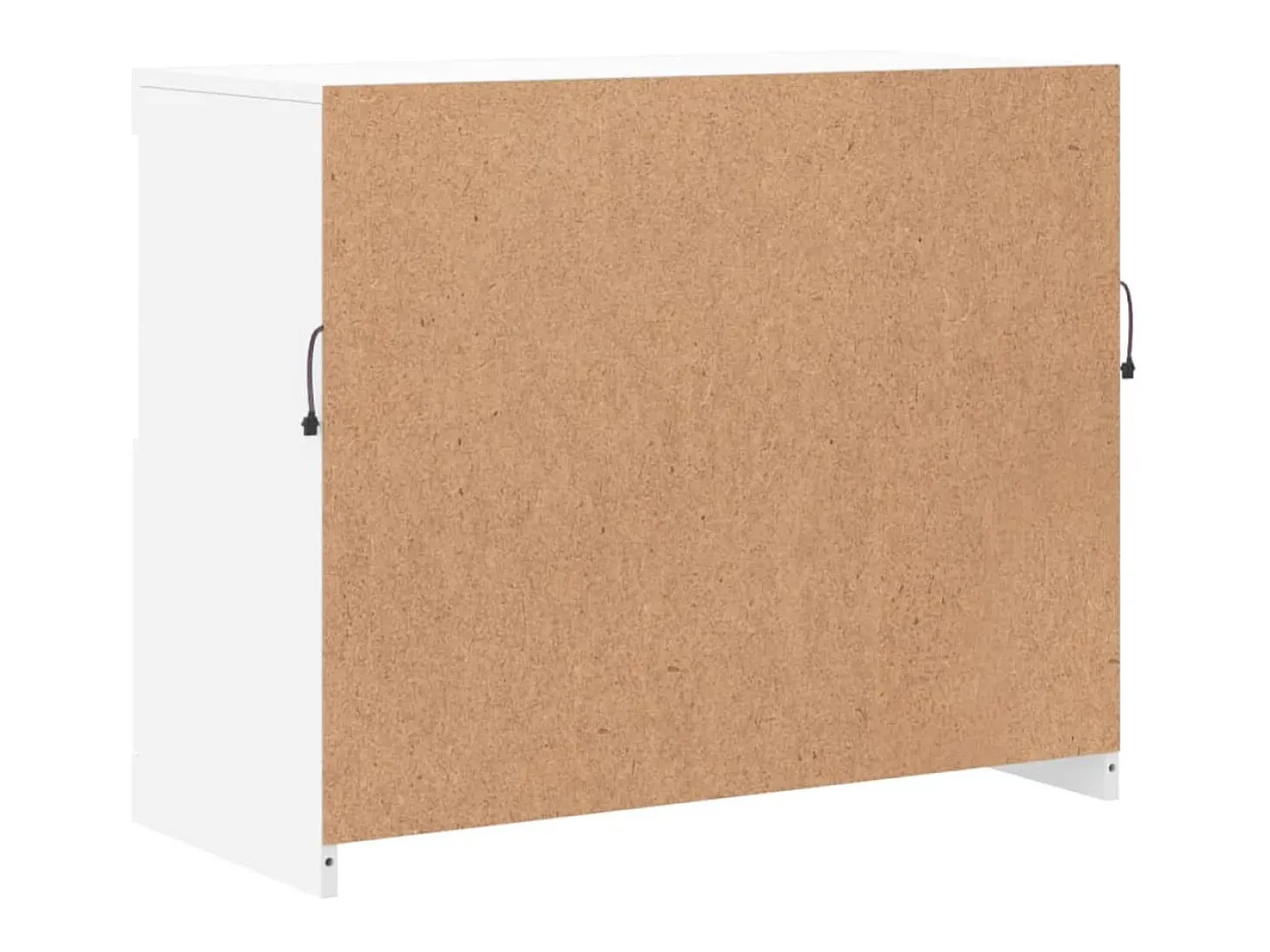 Aparador cómoda cómoda armario mueble organizador cocina salón salón con luces LED 81 x 37 x 67 cm blanco 02_0029862