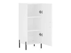 Aparador cómoda cómoda armario mueble organizador cocina salón salón 34,5 x 34 x 90 cm madera contrachapada blanco 02_0030246