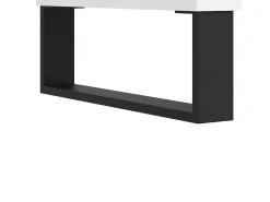 Aparador cómoda cómoda armario mueble organizador cocina salón salón alto 57 x 35 x 90 cm madera contrachapada blanco 02_0032464