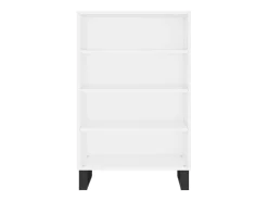 Aparador cómoda cómoda armario mueble organizador cocina salón salón alto 57 x 35 x 90 cm madera contrachapada blanco 02_0032464