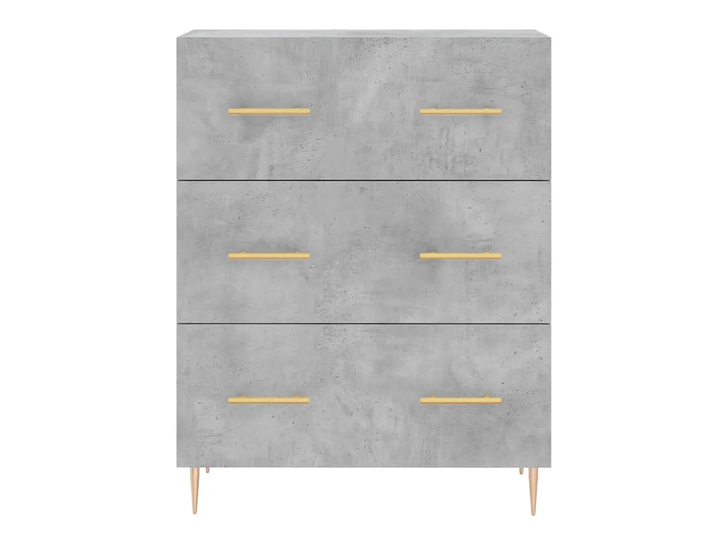 Aparador cómoda cómoda armario mueble organizador cocina salón salón alto 69,5 x 34 x 180 cm madera contrachapada gris 02_0034628