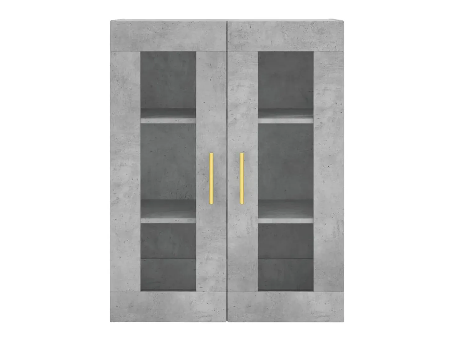 Aparador cómoda cómoda armario mueble organizador cocina salón salón alto 69,5 x 34 x 180 cm madera contrachapada gris 02_0034628