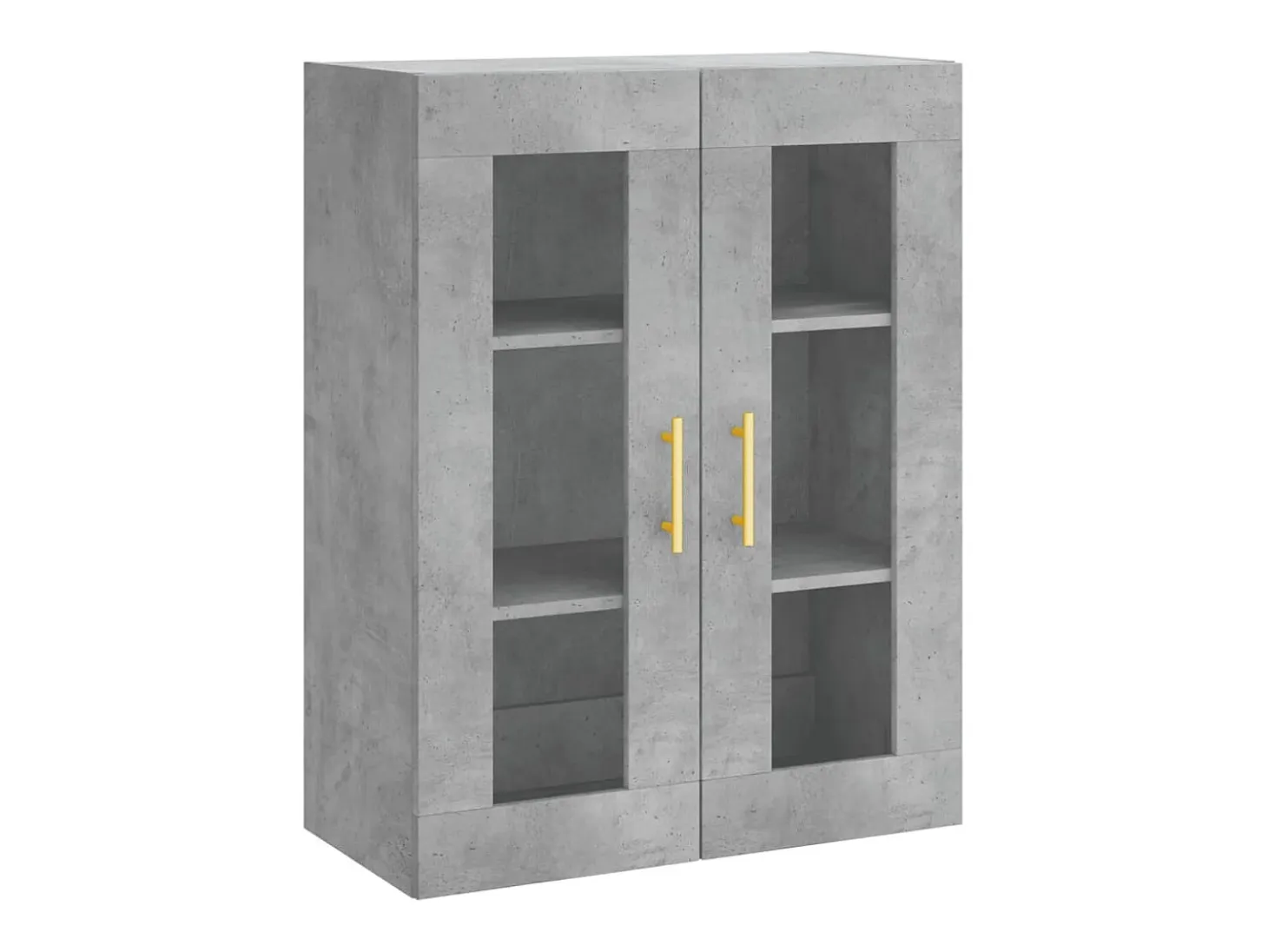 Aparador cómoda cómoda armario mueble organizador cocina salón salón alto 69,5 x 34 x 180 cm madera contrachapada gris 02_0034628