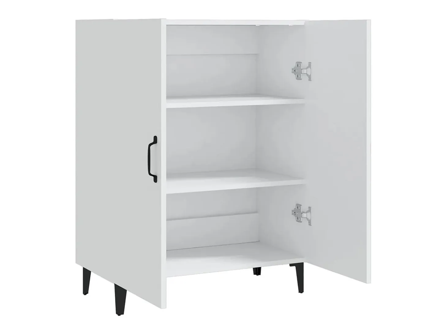Aparador cómoda cómoda armario mueble organizador cocina salón salón 70 x 34 x 90 cm madera contrachapada blanco 02_0030483