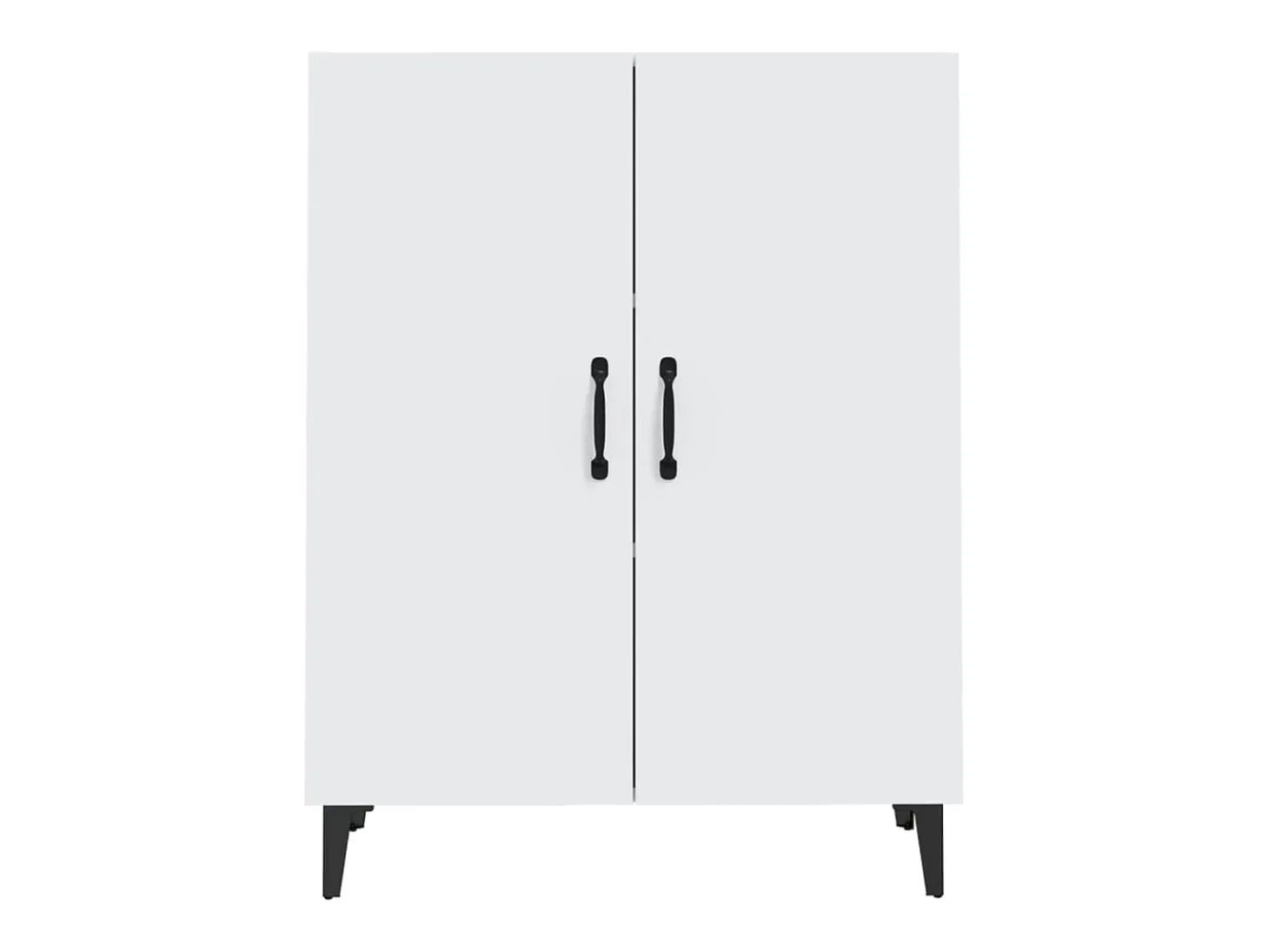 Aparador cómoda cómoda armario mueble organizador cocina salón salón 70 x 34 x 90 cm madera contrachapada blanco 02_0030483