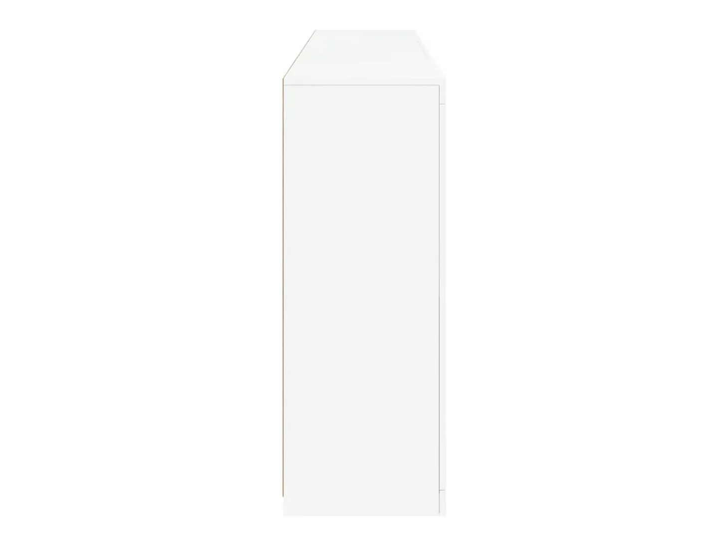 Aparador cómoda cómoda armario mueble organizador cocina salón salón con luces LED 181,5 x 37 x 100 cm blanco 02_0029838