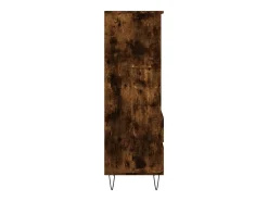 Aparador cómoda cómoda armario mueble organizador cocina salón salón alto 40 x 36 x 110 cm madera contrachapada marrón 02_0033354