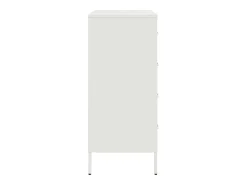 Aparador cómoda cómoda armario mueble organizador cocina salón salón 68 x 39 x 89 cm acero blanco 02_0030394