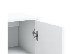 Aparador cómoda cómoda mueble mueble de almacenaje organizador cocina salón salón 60 x 31 x 84 cm madera contrachapada blanco 02_0030345