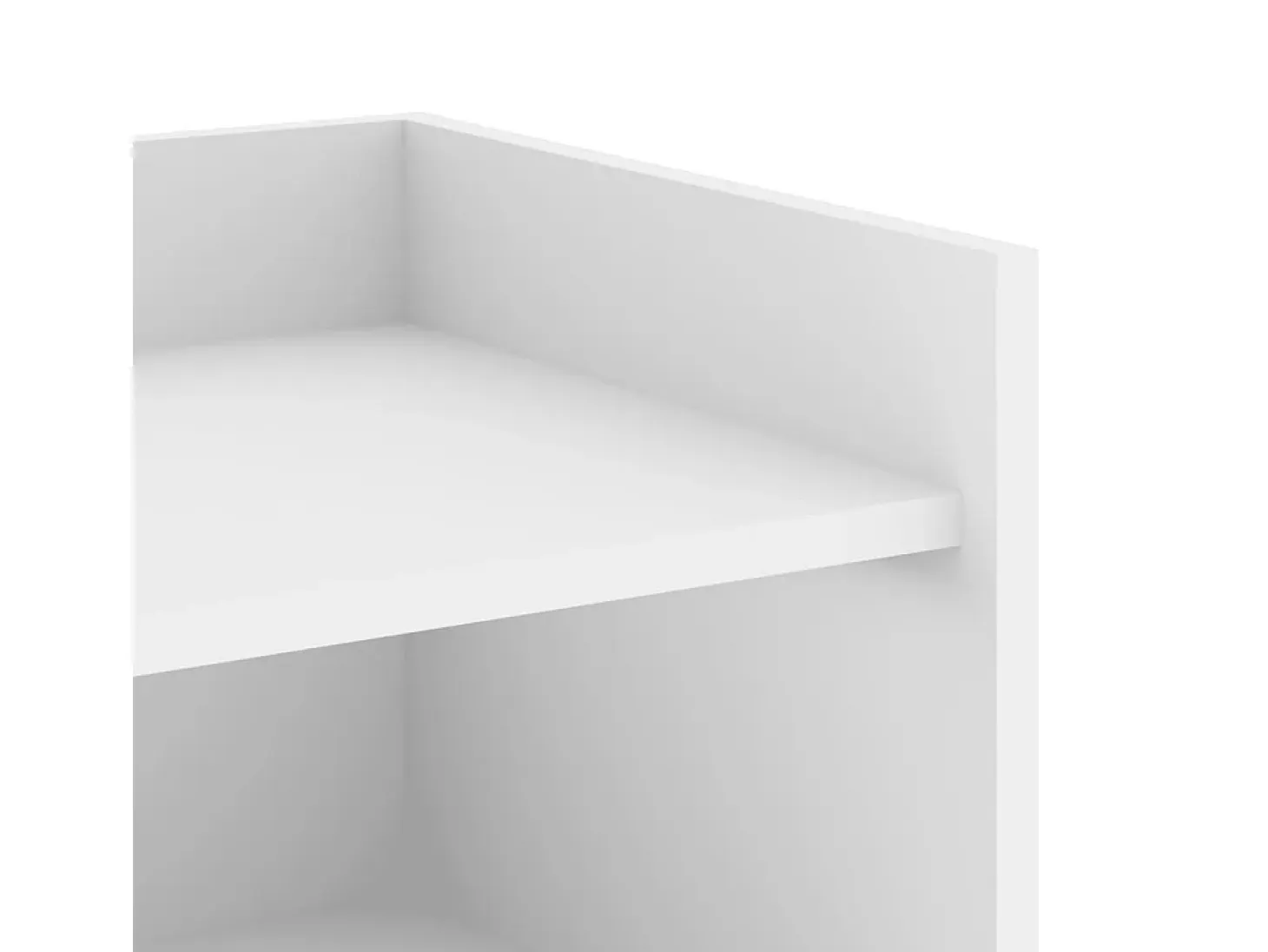 Aparador cómoda cómoda mueble mueble de almacenaje organizador cocina salón salón 45 x 35 x 75 cm madera contrachapada blanco 02_0030313