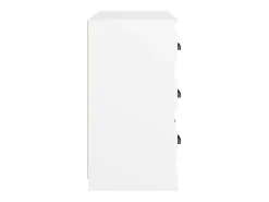 Aparador cómoda cómoda mueble mueble de almacenaje organizador cocina salón salón 70 x 35,5 x 67,5 cm madera contrachapada blanco 02_0030488
