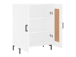 Aparador cómoda cómoda mueble mueble de almacenaje organizador cocina salón salón 69,5 x 34 x 90 cm madera contrachapada blanco 02_0030459