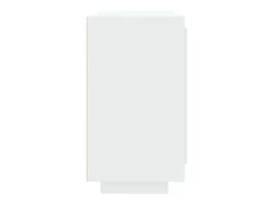 Aparador cómoda cómoda mueble mueble de almacenaje organizador cocina salón salón 80 x 40 x 75 cm madera contrachapada blanco 02_0030517