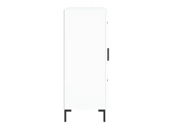 Aparador cómoda cómoda mueble mueble de almacenaje organizador cocina salón salón 69,5 x 34 x 90 cm madera contrachapada blanco 02_0030437