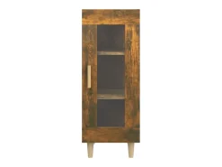 Aparador cómoda cómoda mueble mueble de almacenaje organizador cocina salón salón 34,5 x 34 x 90 cm madera contrachapada marrón 02_0030885