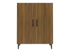 Aparador cómoda cómoda mueble mueble de almacenaje organizador cocina salón salón 70 x 34 x 90 cm madera contrachapada marrón 02_0031405