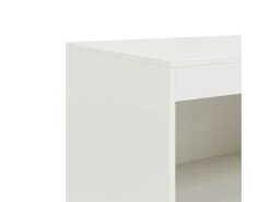 Aparador cómoda cómoda mueble mueble de almacenaje organizador cocina salón salón 67 x 39 x 107 cm acero blanco 02_0030384