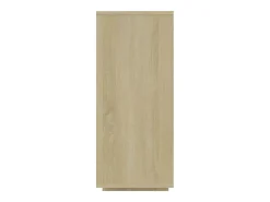 Aparador cómoda cómoda mueble mueble de almacenamiento organizador cocina salón salón Sonoma 120 x 30 x 75 cm madera contrachapada beige 02_0031492